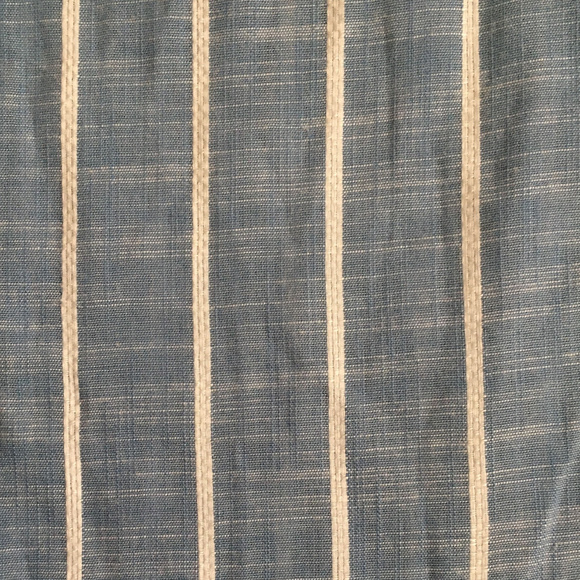 Nine West Jeans Lucy Shirt Top Blouse Blue Stripe - Picture 5 of 8